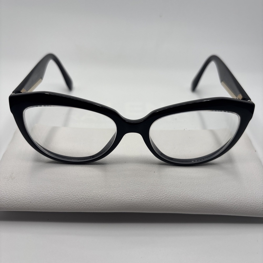 FENDI FF 0020 D28 BLACK GOLD AUTHENTIC DESIGNER FRAMES EYEGLASSES 140mm #C307